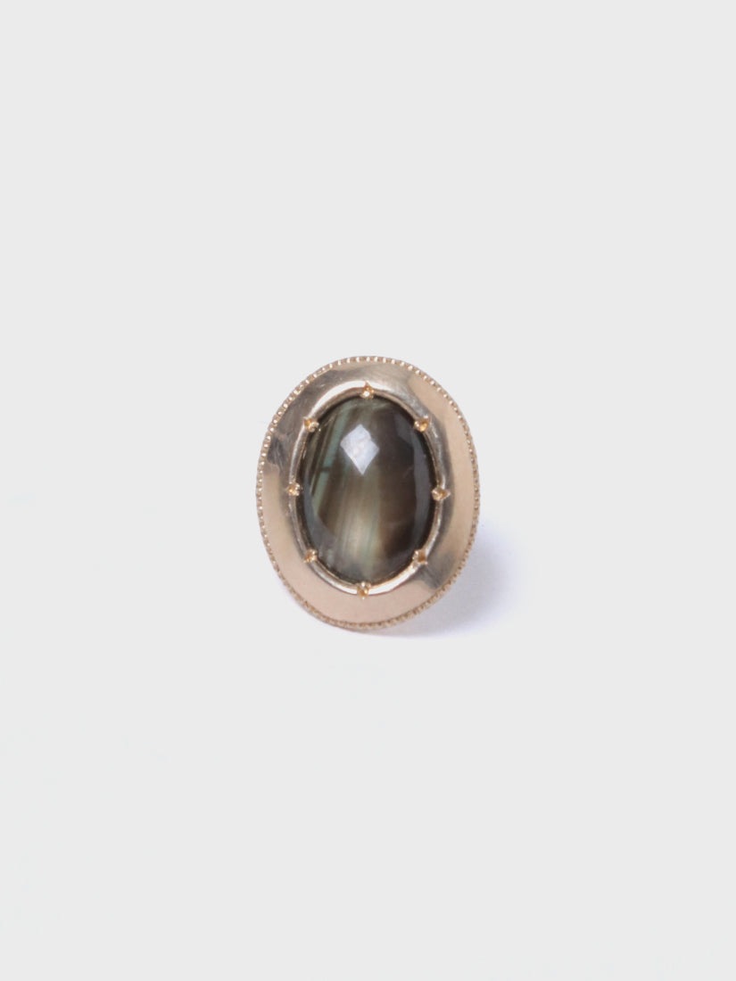 tatsuo nagahata サファイア ピアス 一点もの】《tatsuo nagahata》ピアス サファイア（片耳