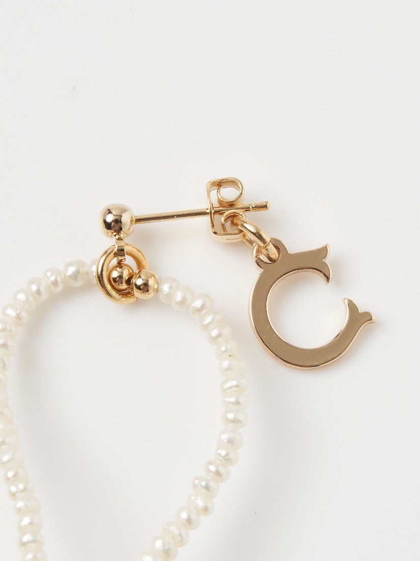 アッシュペーフランスパール K18片耳用ピアス ベーシックパール イヤリング(片耳用)（イヤリング）｜H.P.