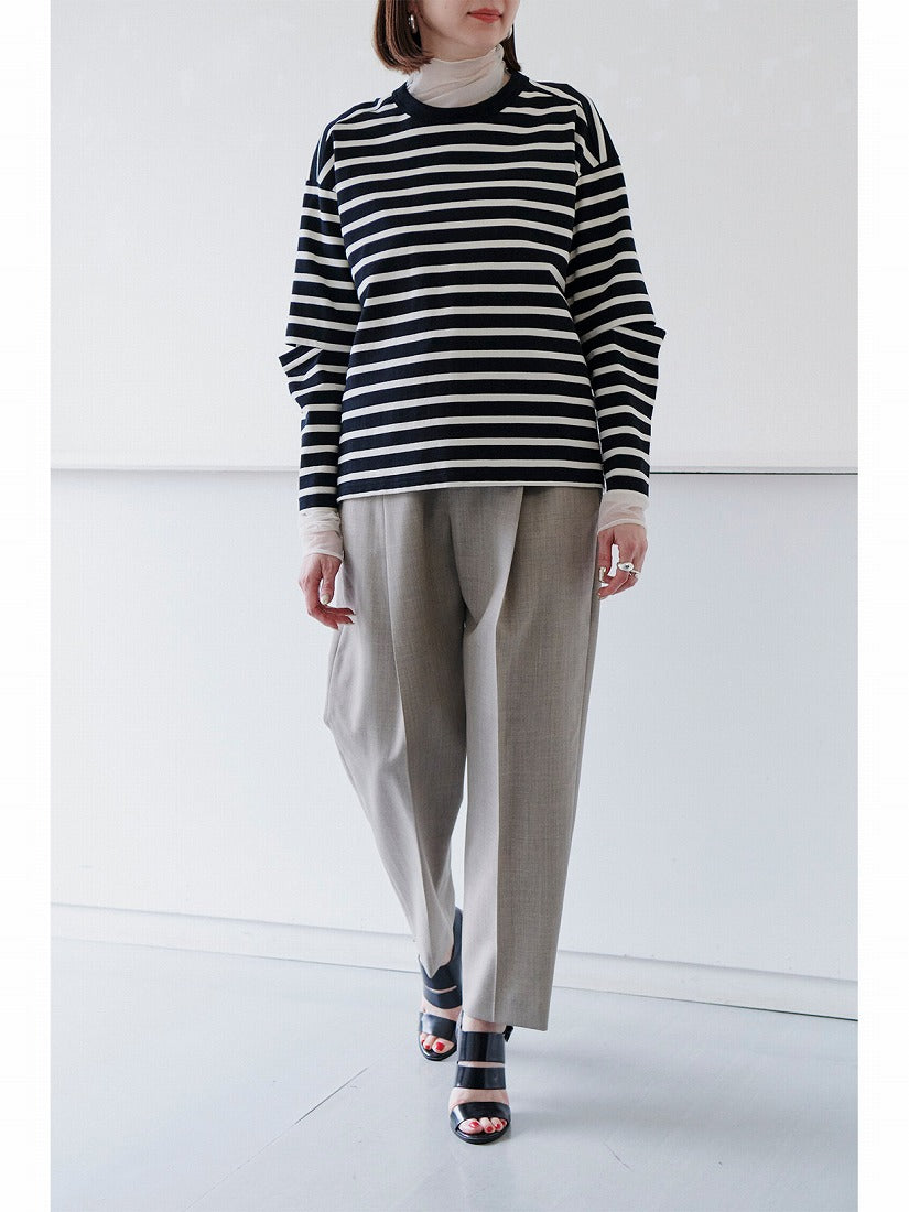 ■美品 near.nippon ニアーニッポン 洗える ピンタック パンツ □美品 near.nippon ニアーニッポン 洗える ピンタック パンツ