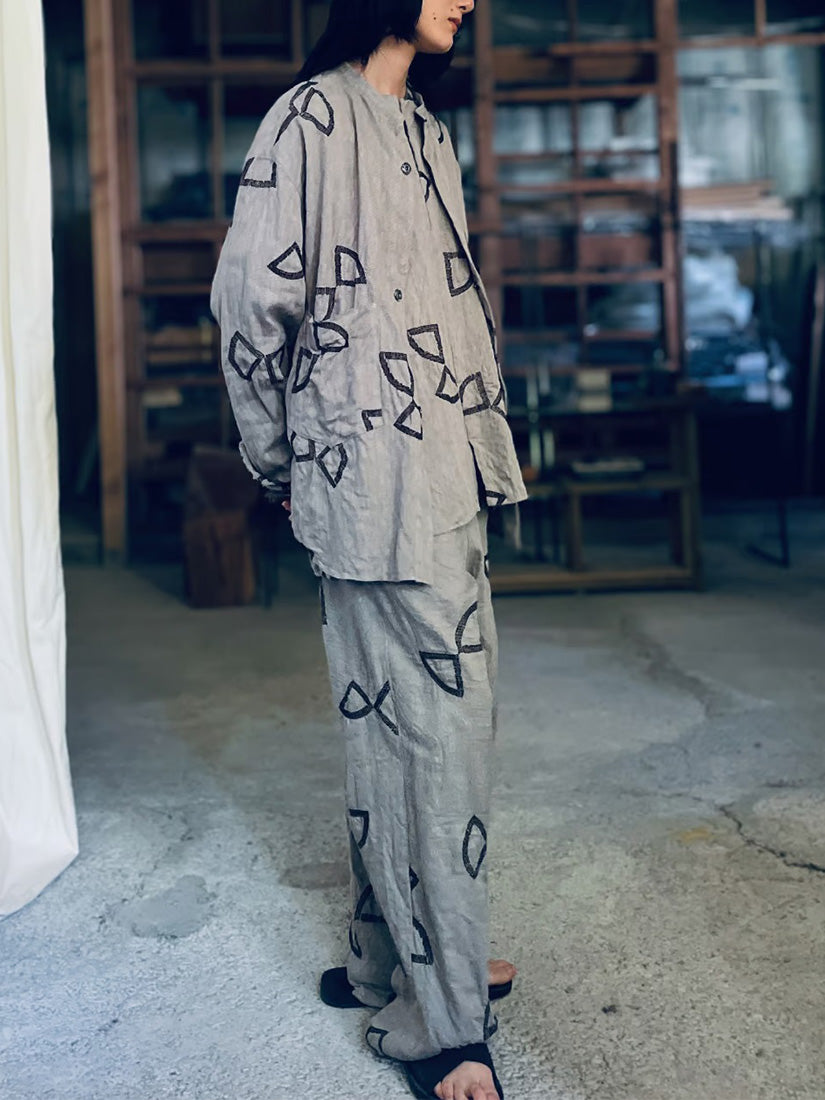 小物 issy 優待価格[THREE SQUARE]ツィード風ニットジャケット | KOBUNSHA