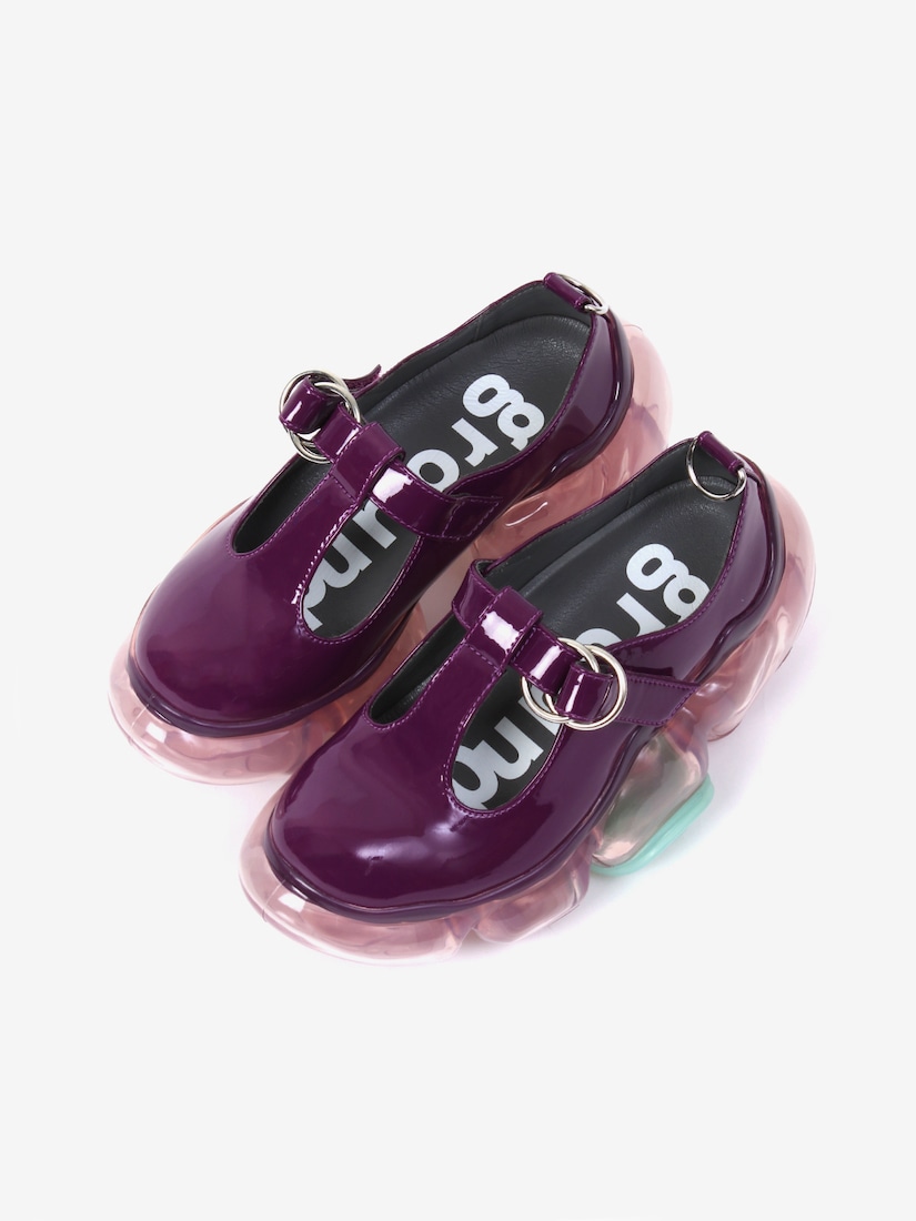 グラウンズ MOOPIE MARY JANE メリージェーン ピンク 25cm SHEEP別注】MOOPIE MARY JANE / PINK CREAM × AURORA / スニーカー