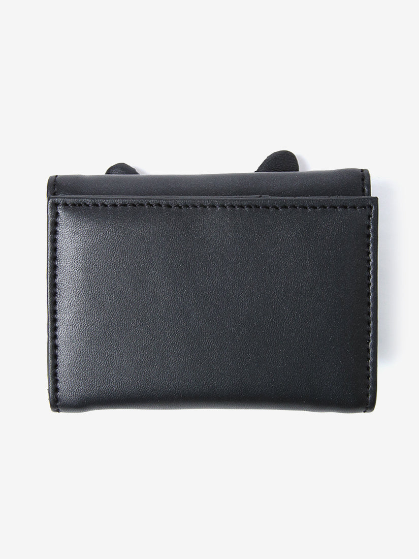ねこミニ財布 Tuxedo cat(Metallic Black)