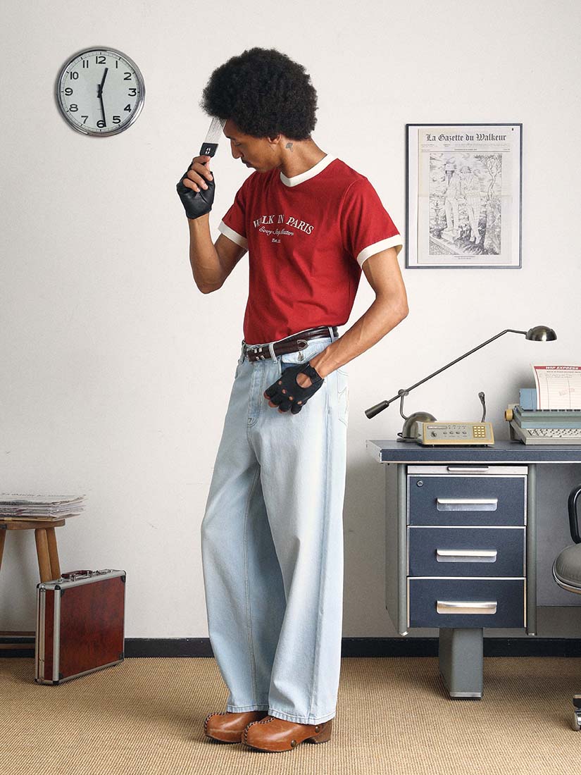 Walk in Paris》ロゴ リンガーTシャツ（Tシャツ）｜H.P.FRANCE公式サイト