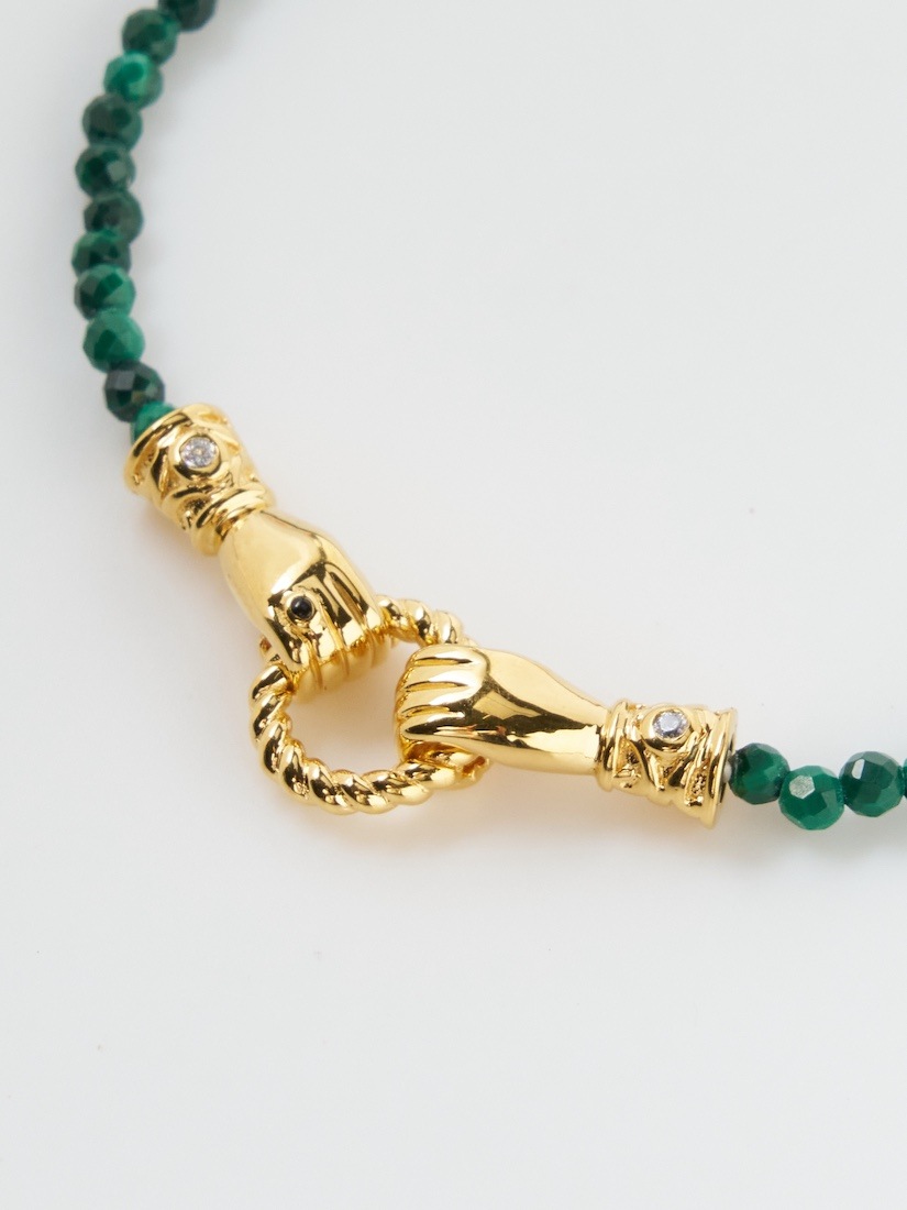 ミッソマ MISSOMA HARRIS REED マラカイト ブレスレット　美品 MISSOMA》HARRIS REED IN GOOD HANDS MINI BEADED GEMSTONE