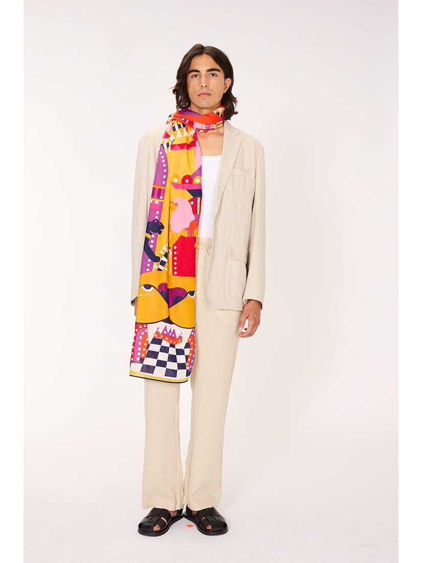 Composition-a　サバイバーズ・スカーフ　新品未使用 SPLASH スカーフ100×190（スカーフ）｜H.P.FRANCE公式サイト