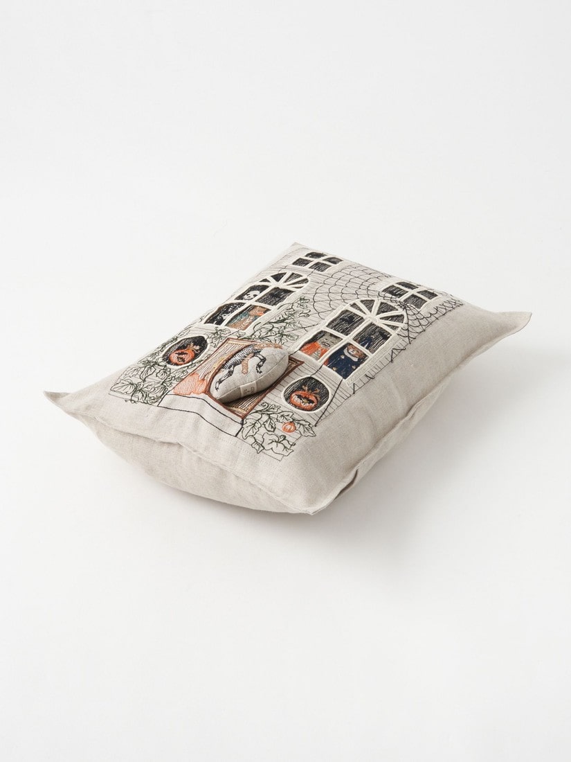 Halloween｜ポケットクッションカバー 30x40 Haunted House