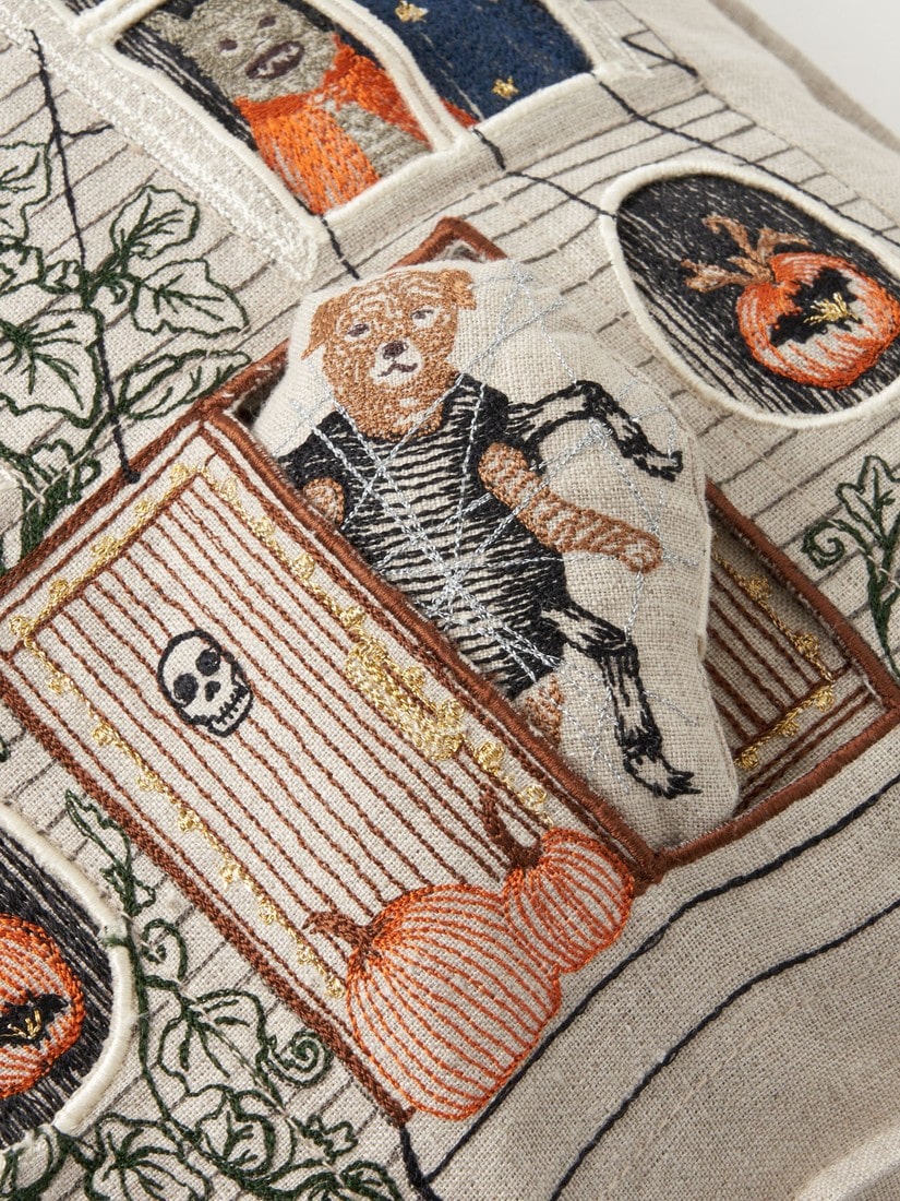 Halloween｜ポケットクッションカバー 30x40 Haunted House