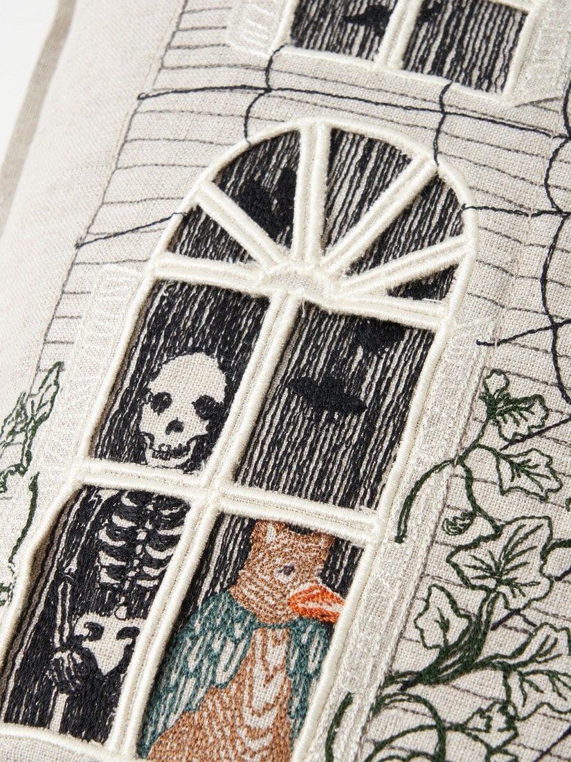 Halloween｜ポケットクッションカバー 30x40 Haunted House