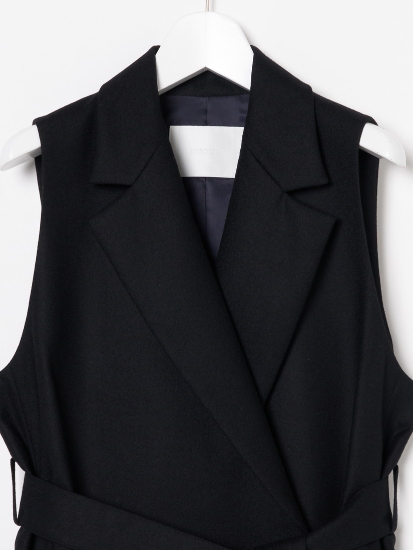 intoca》ウールロングジレ（ベスト）｜H.P.FRANCE公式サイト