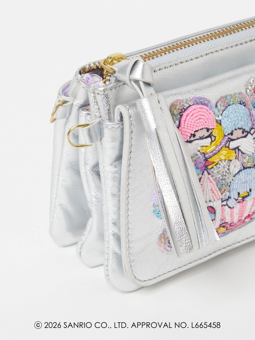 財布 tamaoworld tamaoworld 赤ずきんとオオカミの刺繍ミニ財布 tamao