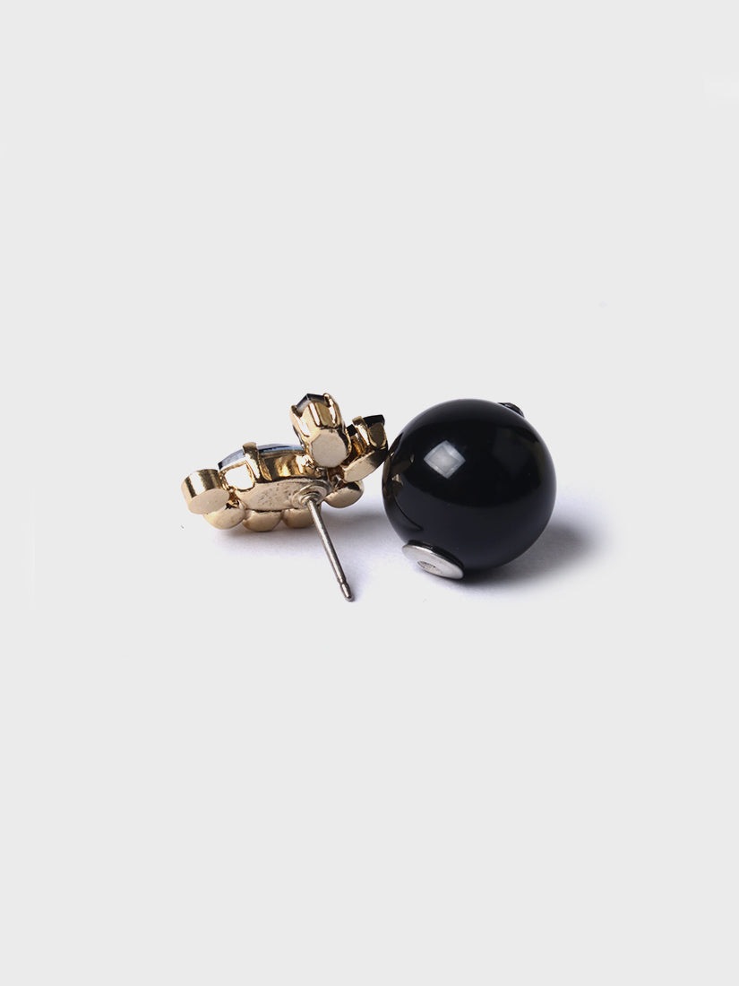 大人気　アッシュペーフランス　片耳用ピアス bijoux crystals pearl ピアス(片耳用)（ピアス）｜H.P.FRANCE