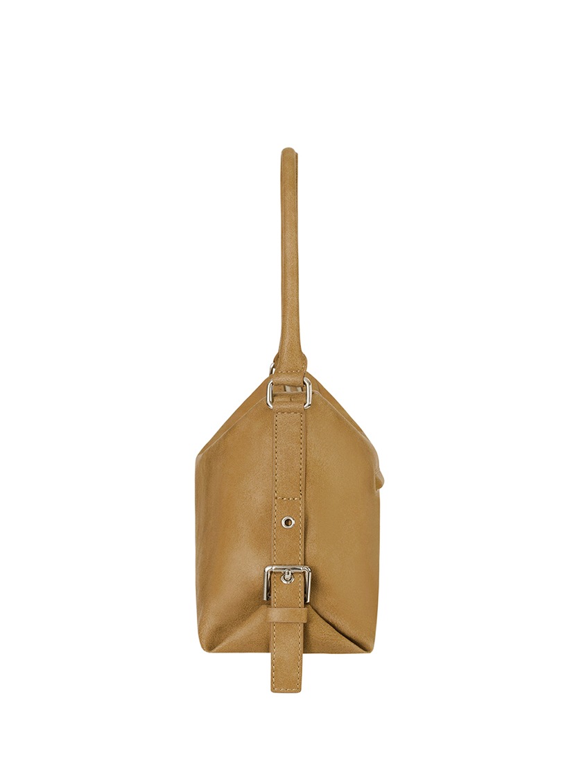 STAND OIL ショルダーバッグ ミニキャメル　新品✨️ STAND OIL》Mushy Bag Mini ショルダーバッグ（ショルダーバッグ