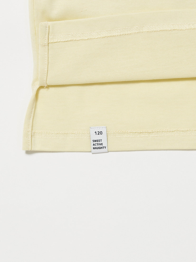 【キッズ】volume sleeve c/n カットソー/ yellow