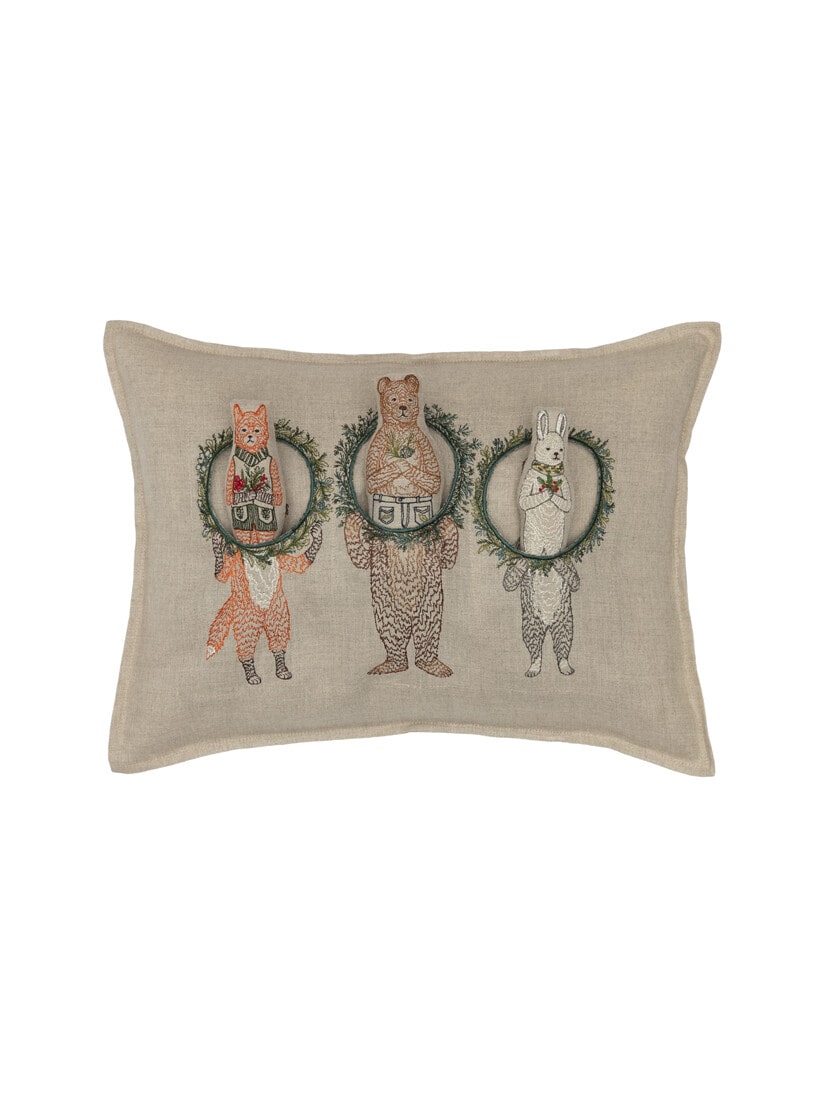 Holiday｜クッションカバー 30x40 Christmas with trio（クッション