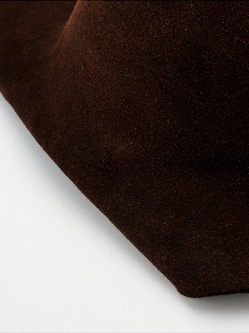 KIJIMA TAKAYUKI》FELT FOLDED BRIM ハット（ハット）｜H.P.