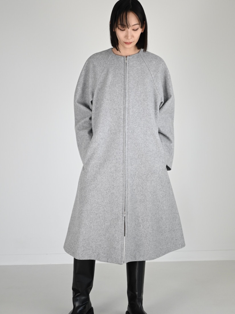 intoca》ノーカラーコート（コート）｜H.P.FRANCE公式サイト