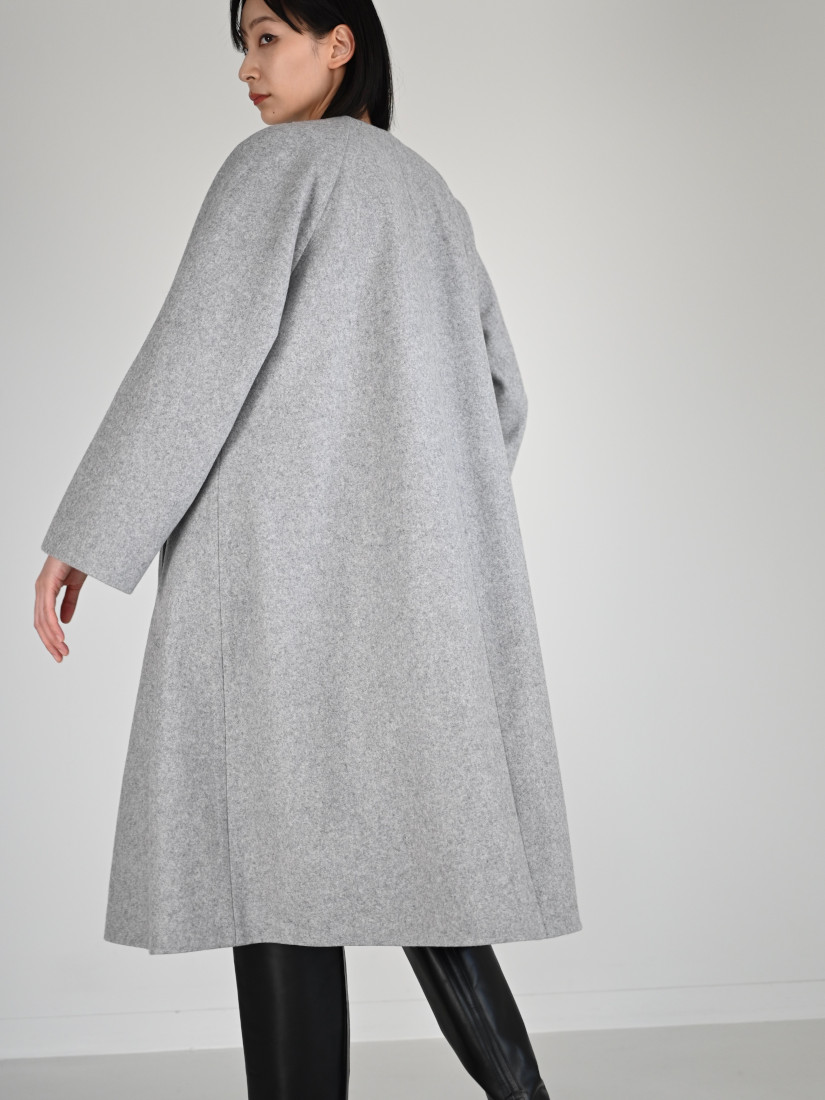 intoca》ノーカラーコート（コート）｜H.P.FRANCE公式サイト