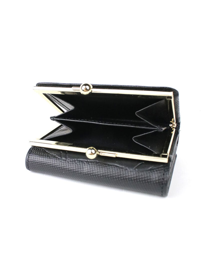 黒猫 ねこミニ財布 Tuxedo cat(Metallic Black)（その他財布）｜H.P.