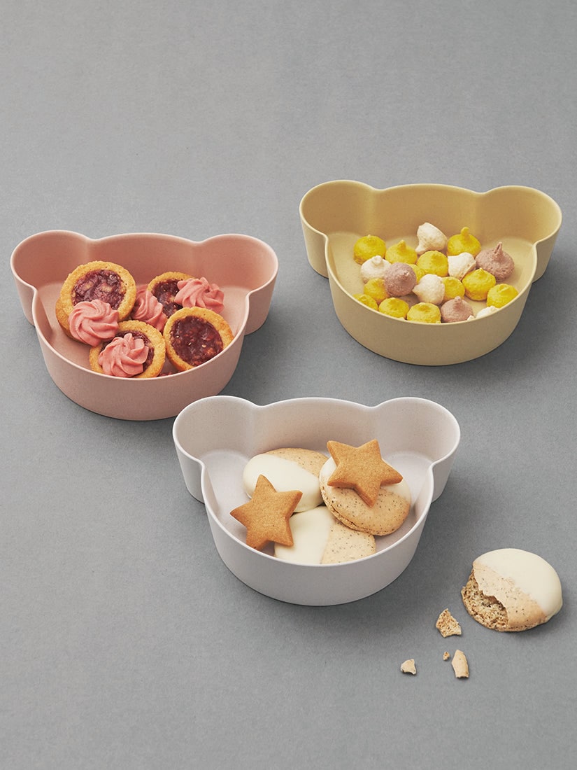 キッズ】《tak》BIO KIDS DISH gift box bear big / coral 8点