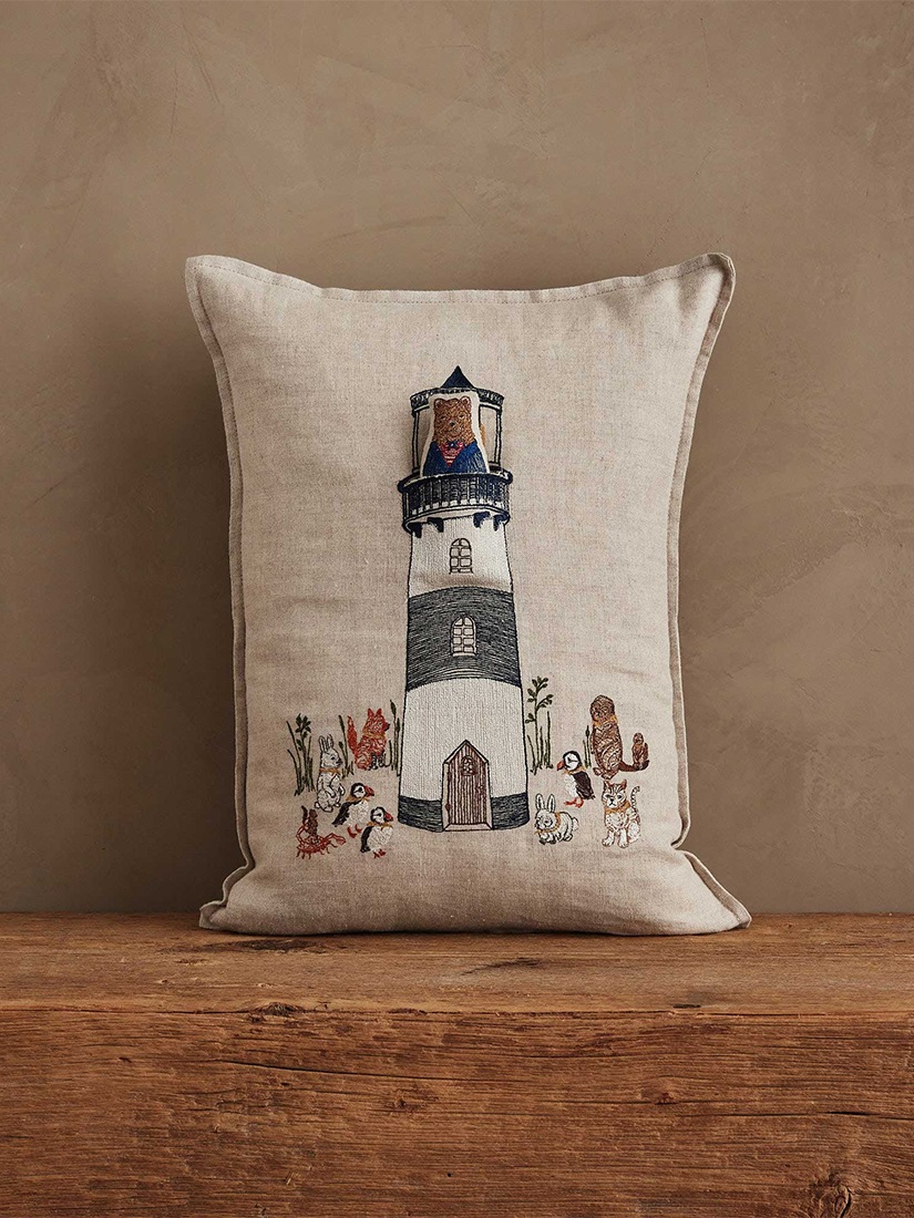 Coastal｜ポケットクッションカバー 30x40 Lighthouse（クッション