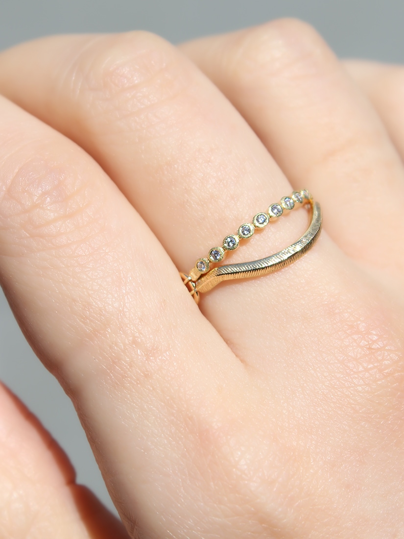 【新品】giclat シグネットリング　ブルーサファイア 40th Anniversary Limited Edition｜一点もの】GICLAT ブルー