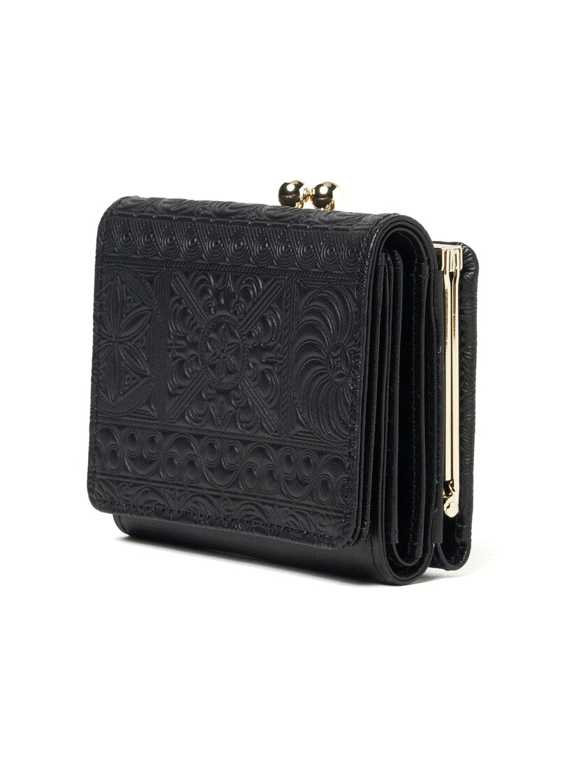 黒革三つ折り財布『錦紗』（その他財布）｜H.P.FRANCE公式サイト