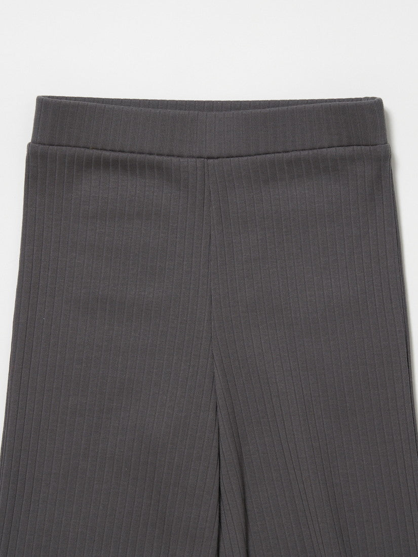 【キッズ】rib pt リブパンツ/ charcoal