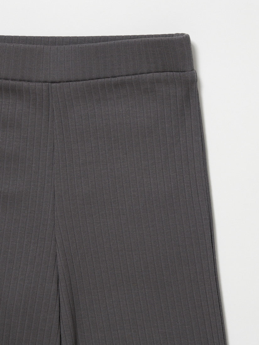 【キッズ】rib pt リブパンツ/ charcoal