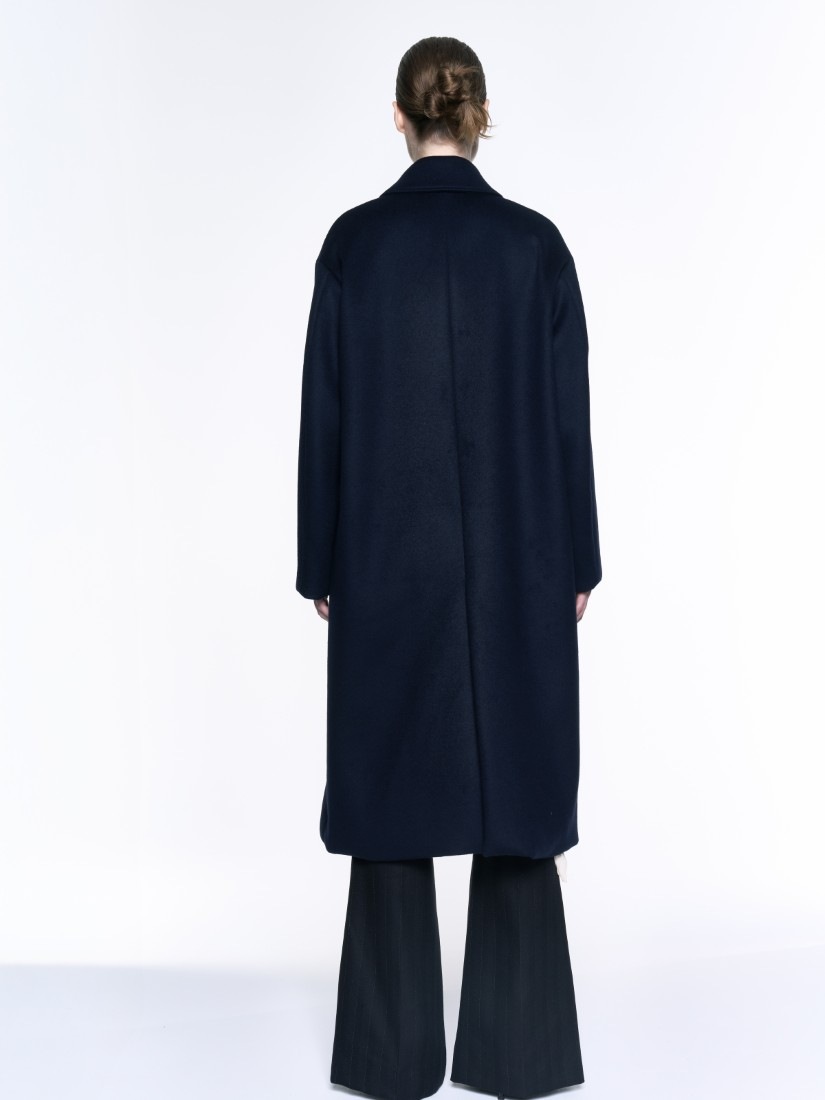 40th Anniversary Limited Edition】尾州ウール ロングコート navy