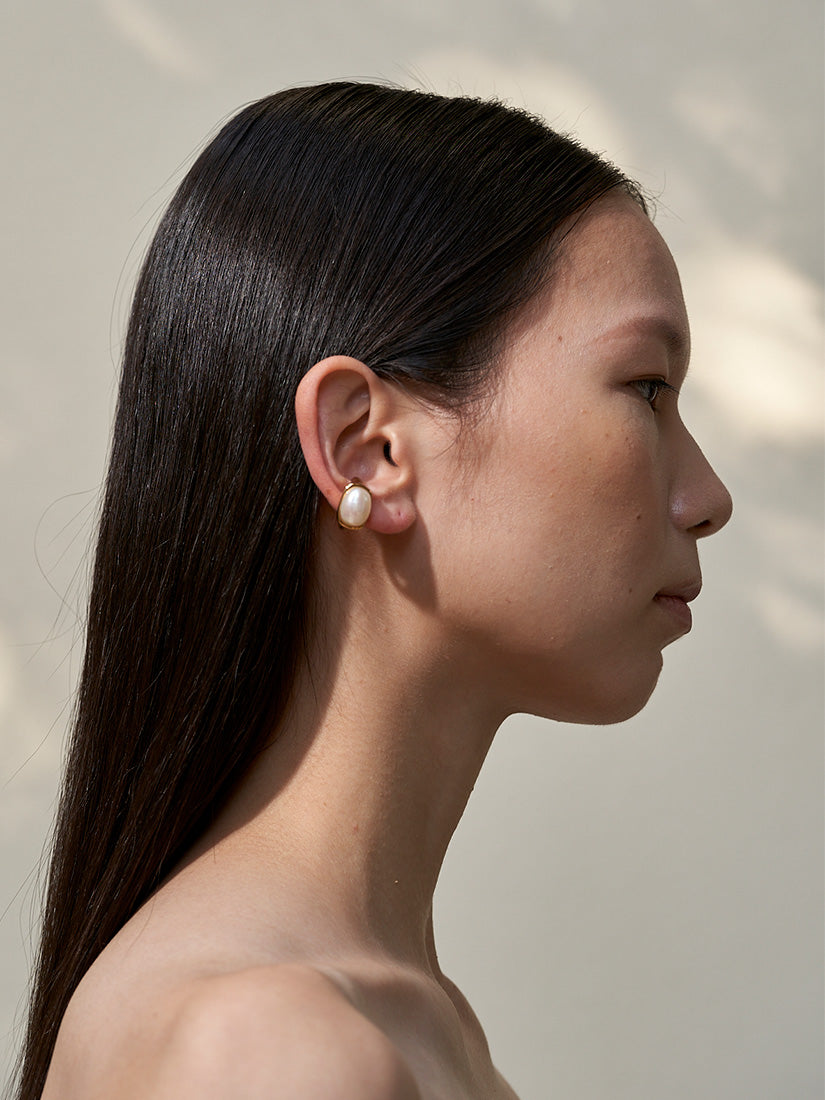 PLOW》Pearl イヤーカフ（片耳用）（イヤカフ）｜H.P.FRANCE公式サイト