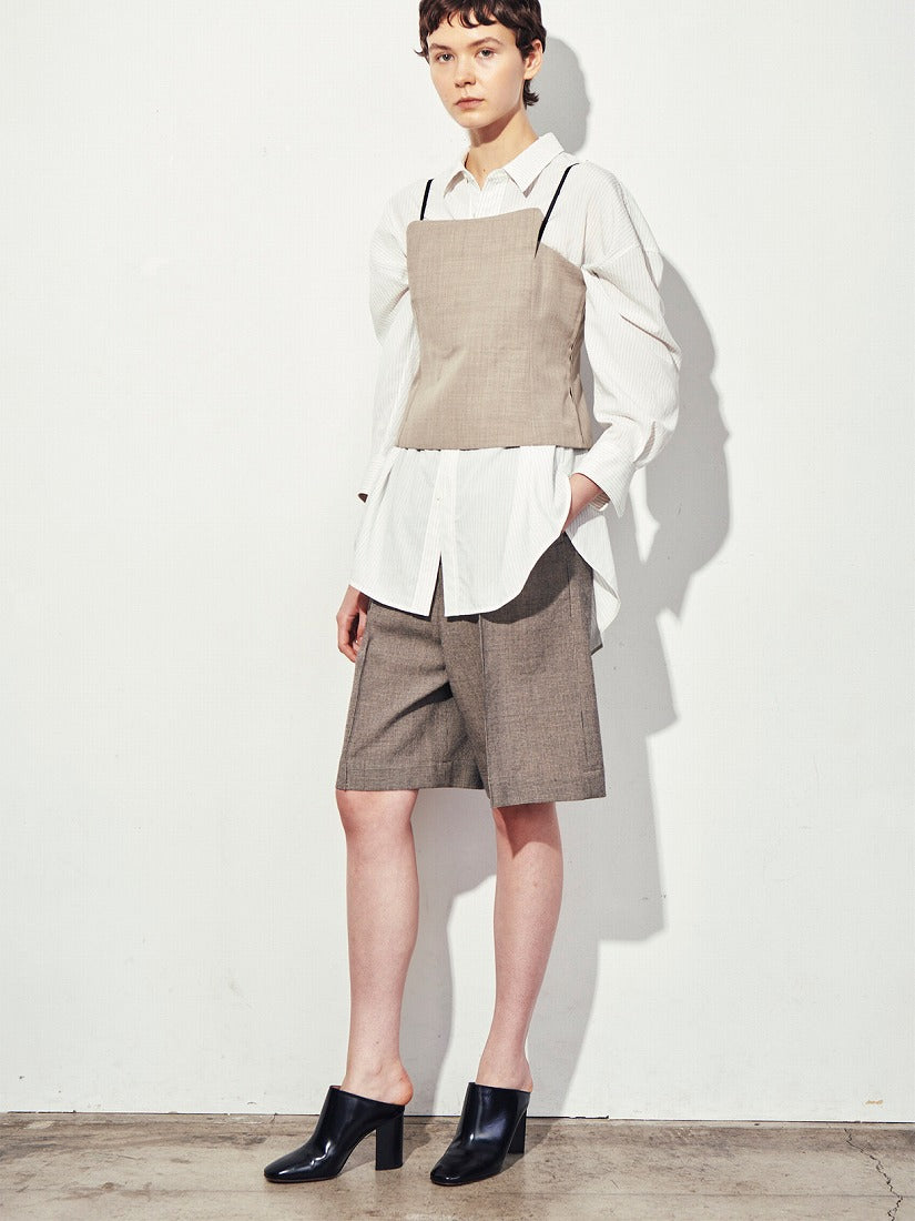 【新品未使用】MARK&LONA カラフル幾何学模様ノースリーブシャツ Earls_x_Saysky_Longsleeve-
