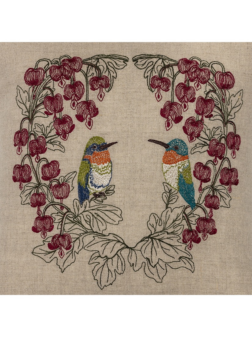 Love｜クッションカバー 30x30 Hummingbird Hearts（クッションカバー