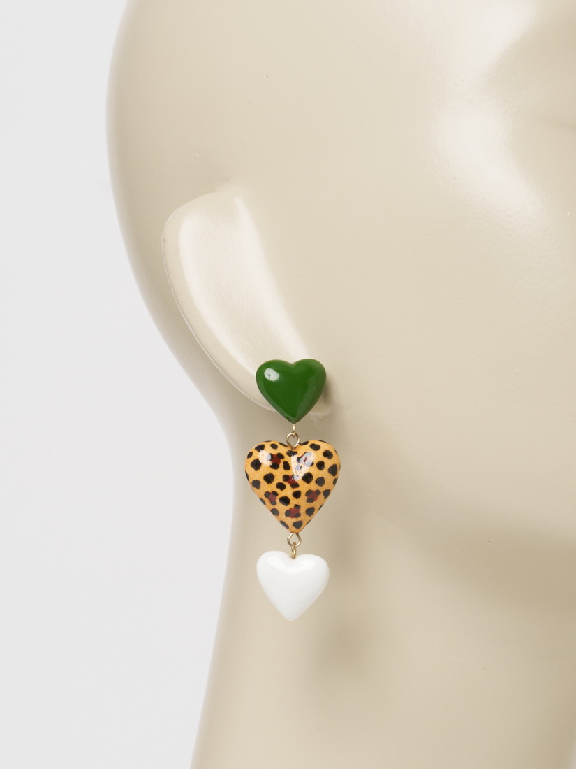 ピアス レオパードハート Chocolatine（ピアス）｜H.P.FRANCE公式サイト