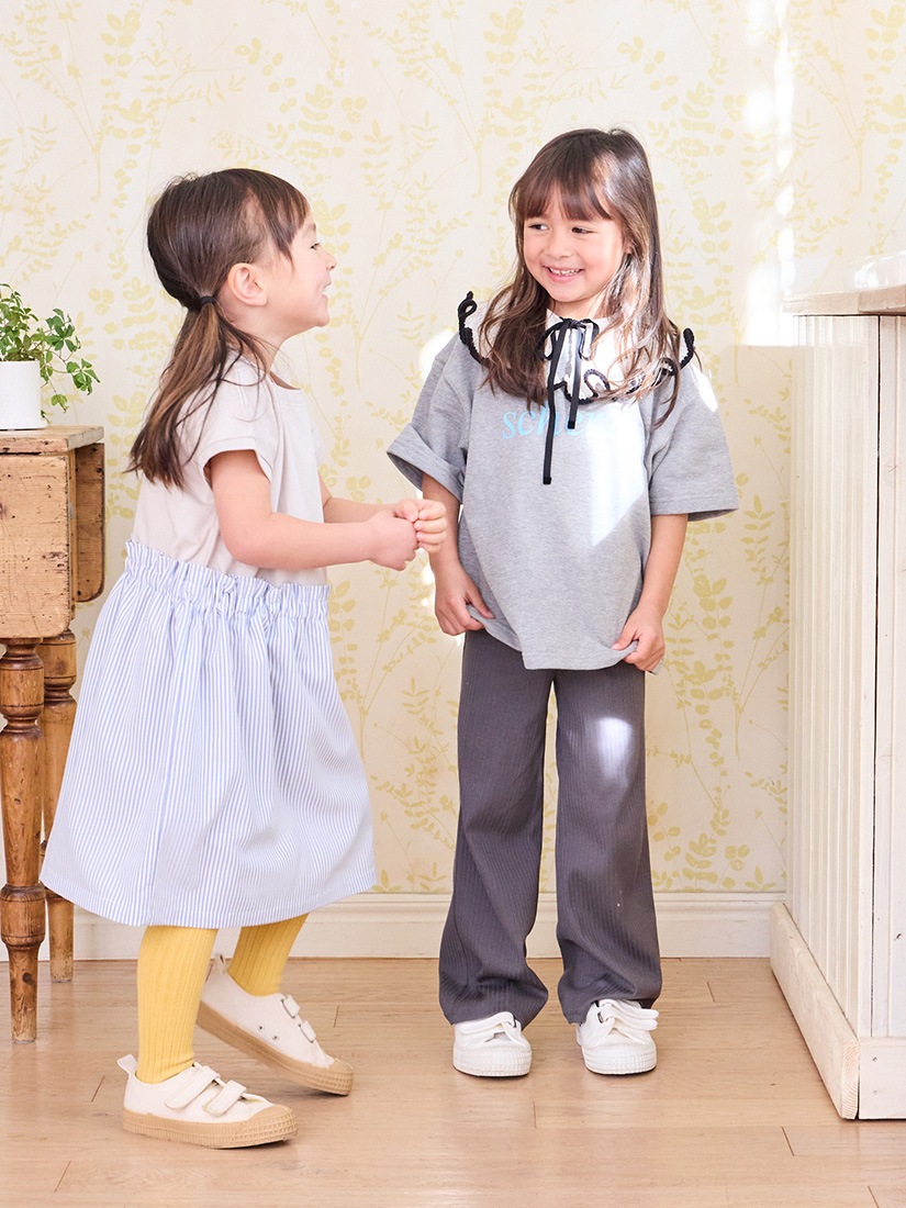 キッズ】side layered op ドッキングワンピース/ grege（子供服