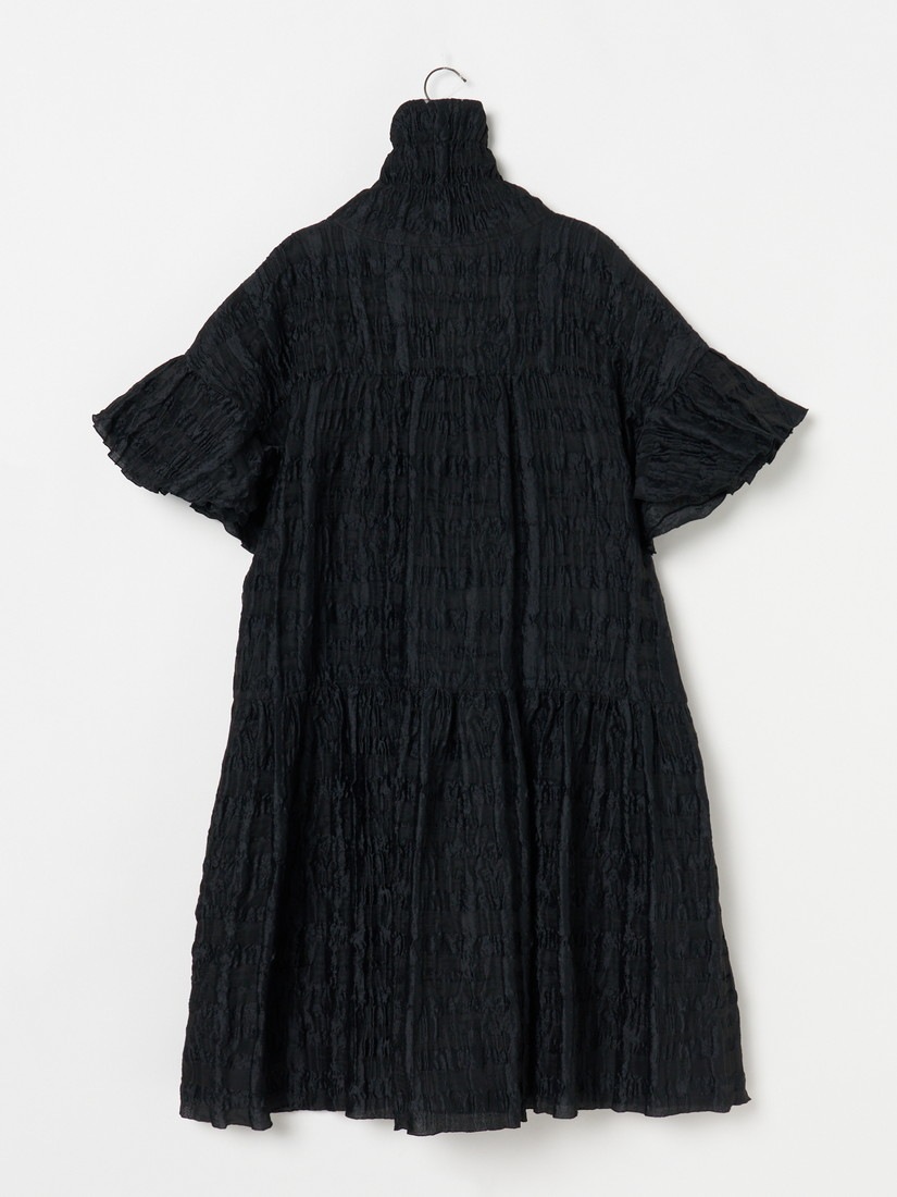 Robe Noir collection Crinkled High Neck ワンピース