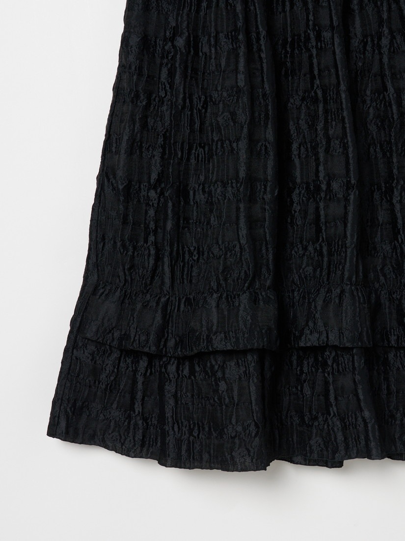 Robe Noir collection Crinkled High Neck ワンピース