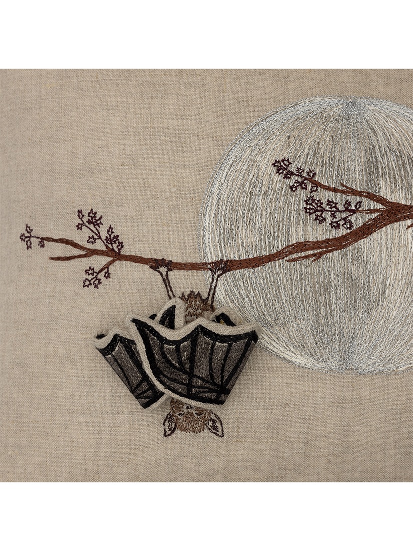Halloween｜クッションカバー 30x40 Bat Branch（クッションカバー