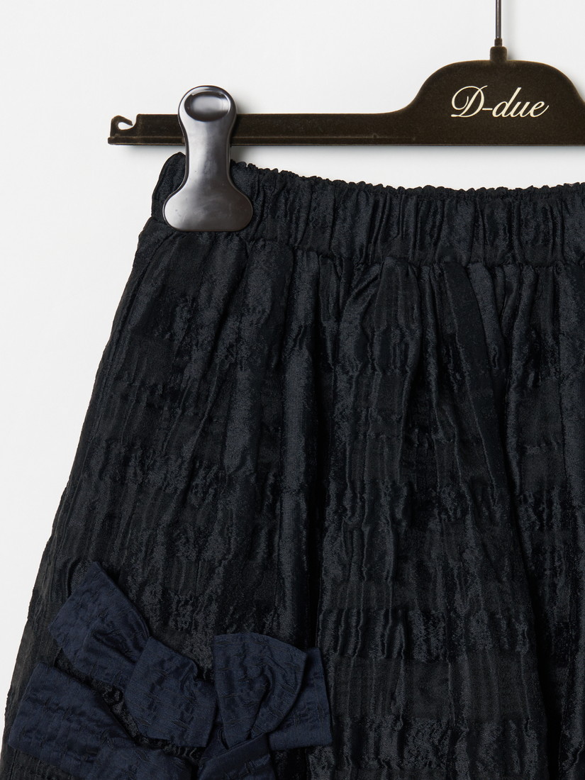 Robe Noir collection Crinkled Ribbon スカート