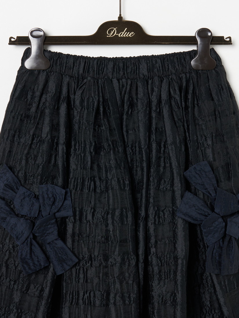 Robe Noir collection Crinkled Ribbon スカート