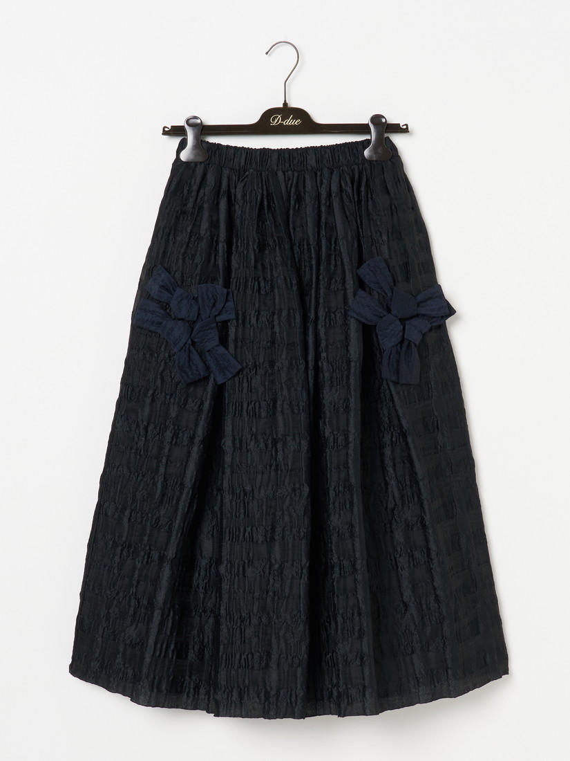 Robe Noir collection Crinkled Ribbon スカート