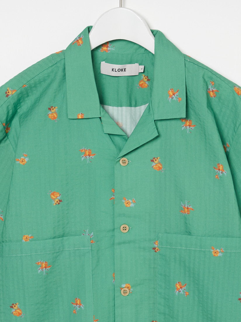 KLOKE クローク　オーストラリア　花柄　シャツ　 定価33000円　ゆったり KLOKE （クローク）「Shallows Knit Shirt」 - WEEKENDER SHOP ANDEL