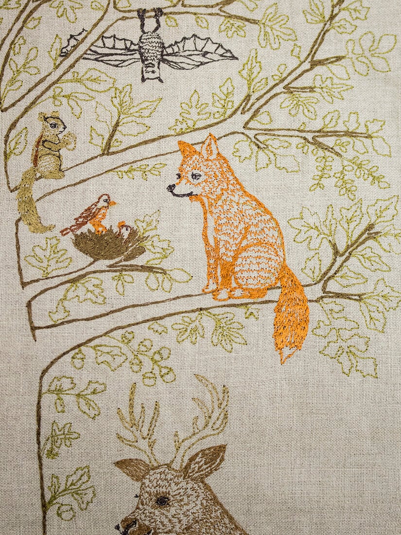 クッションカバー 40x40 Woodlivingtree（クッション）｜H.P.