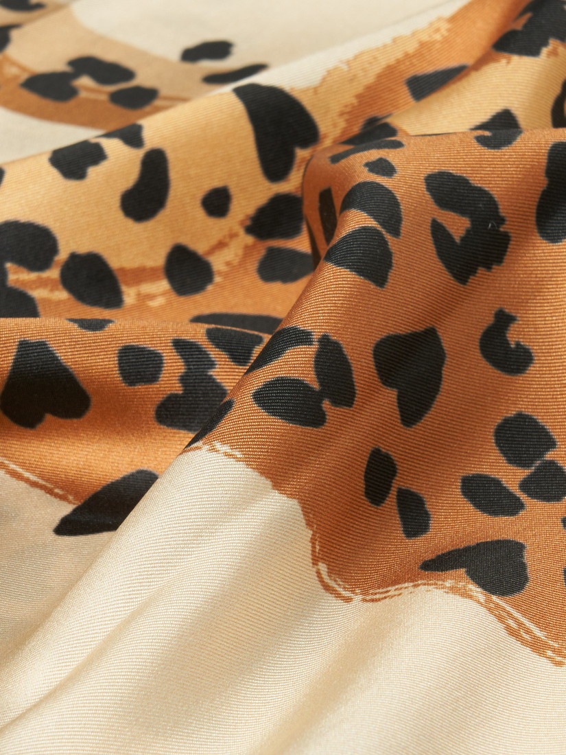 スカーフ レオパード Cupsule Idole sauvage（スカーフ）｜H.P.FRANCE