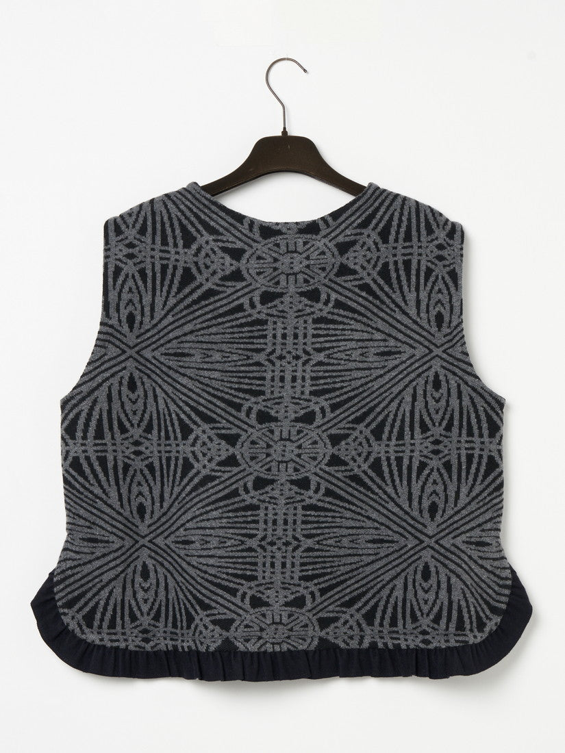 d-due h.p.franceデニムブラウス Jacquard ブラウス（ブラウス）｜H.P.FRANCE公式サイト