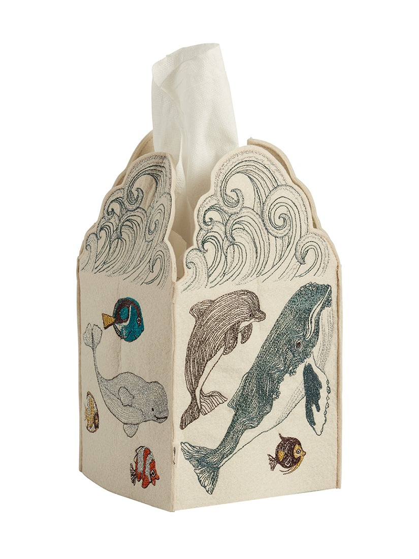 Coastal｜ティッシュボックスカバー Swim Team（アート・デコその他