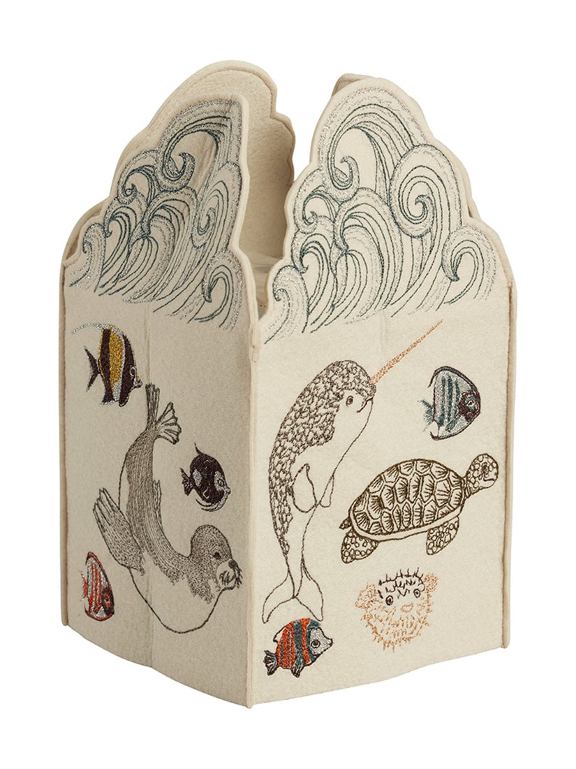 Coastal｜ティッシュボックスカバー Swim Team（アート・デコその他