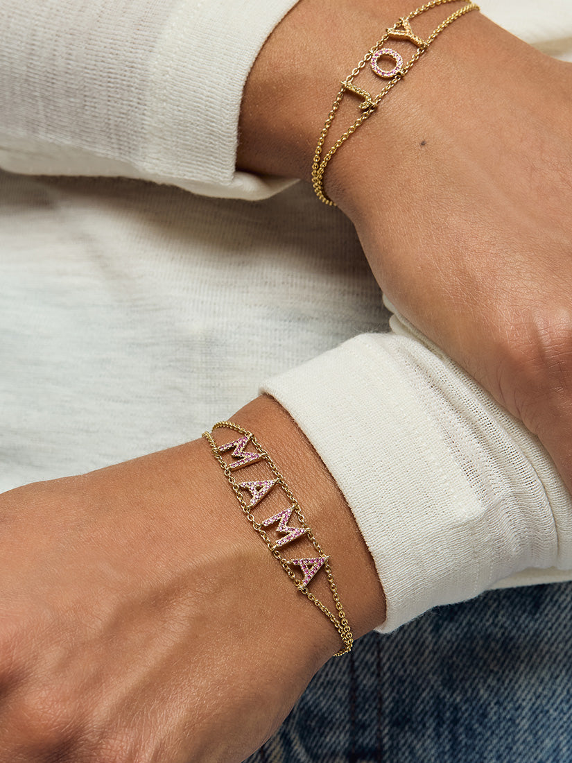 Roxanne First》Pink & Yellow Sapphire 'Joy' Say Something