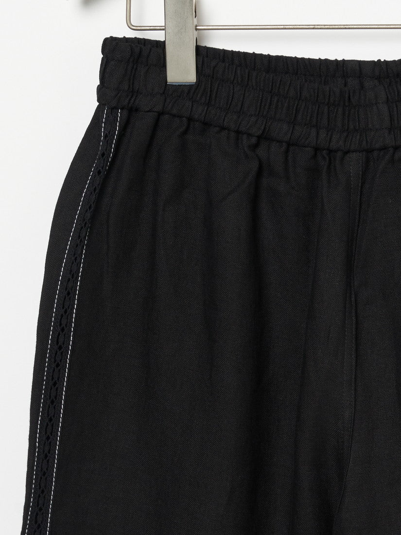 LINEN パンツ WITH LACE（パンツ）｜H.P.FRANCE公式サイト