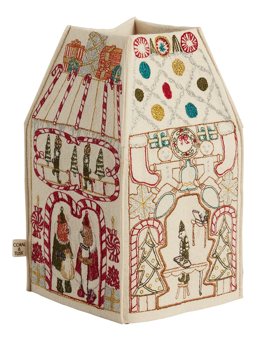コーラル＆タスク　クリスマスボックティッシュカバー CORAL&TUSK [Snow Day Tissue Box Cover] 雪の日 ティッシュ