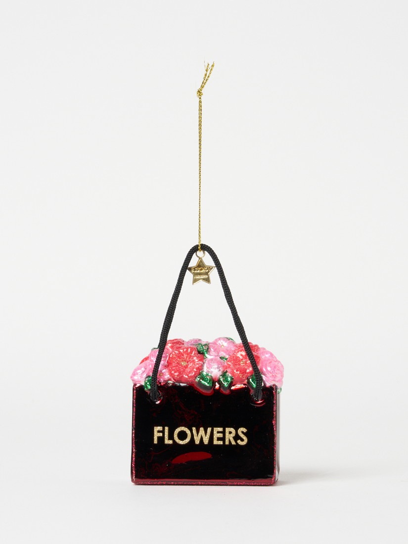 VONDELS》オーナメント burgundy flower bag（オーナメント）｜H.P.